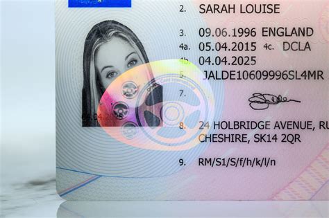Effective Jan. . Driving licence hologram